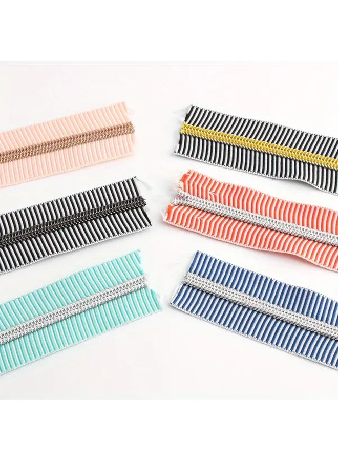 Style7 2 Yards Nylon Zipper Pulls For Bag Clothing DIY Sewing Kit With Zipper Covers - Image 2